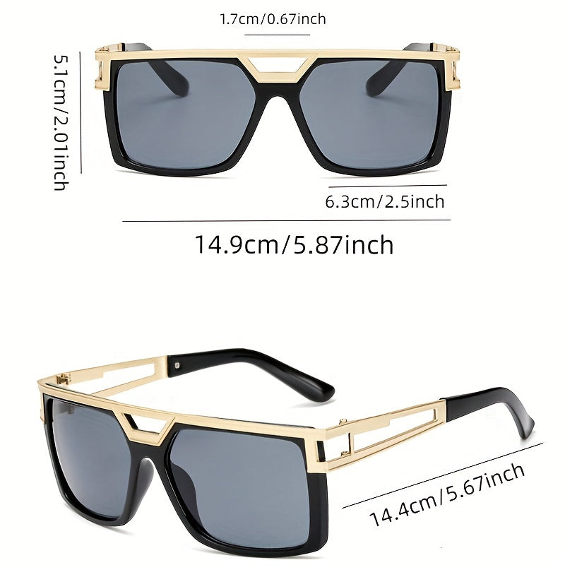 Music Large Frame Sunshade Retro Sunglasses