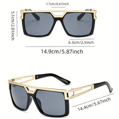Music Large Frame Sunshade Retro Sunglasses
