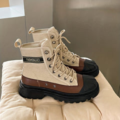 Women's Lace Up Outdoor Combat Boots