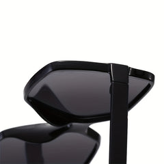 Oversized Square Sunglasses UV400 Gradient Glasses for Women Men