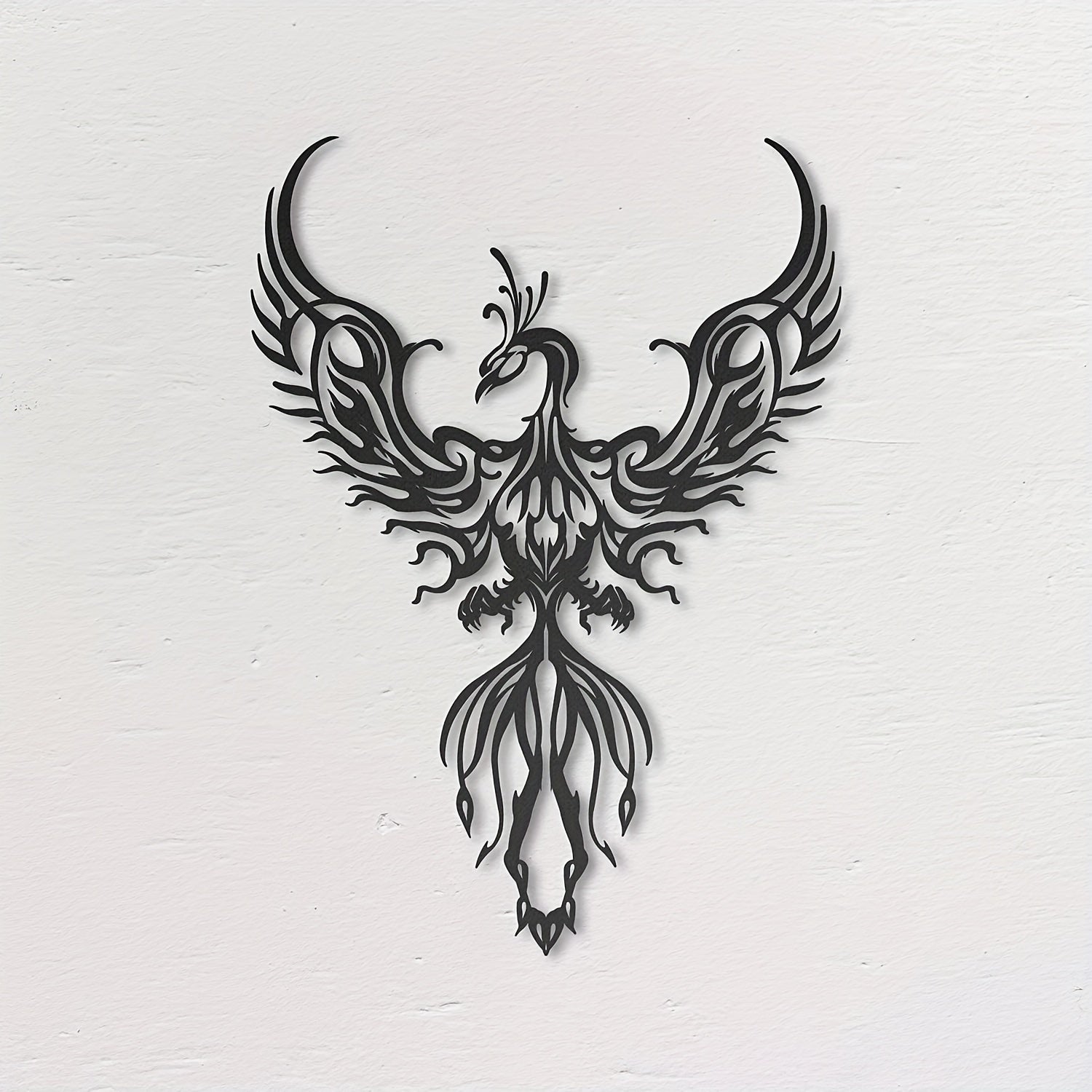 Metal Phoenix Hanging Wall Decor Art Modern Wall Decor