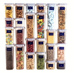 36pcs Reusable Food Storage Container Labels Waterproof Blackboard Sticker
