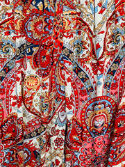 Ethnic Print Boho Elastic Waist Long Pants Women's Clothing