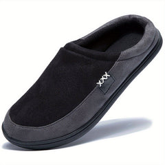 Men's Warm House Shoes Comfy Non Slip Home Shoes Winter