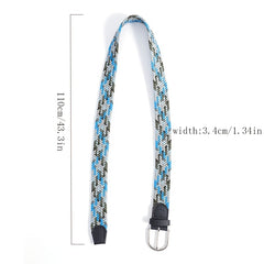 Canvas Elastic Woven Belt for Students