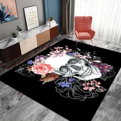 Modern Crystal Velvet Rug Soft and Comfortable Non Slip Sofa Floor Mat