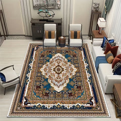 Persian Faux Cashmere Area Rug Vintage Boho Soft Fluffy Mat