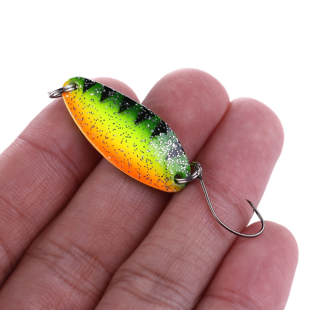 5pcs Metal Sequin Fishing Lures Hard Baits for Bass and Sea Fishing