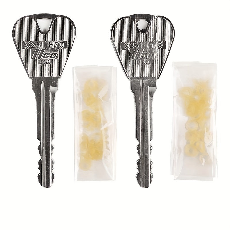 2pcs Magic Toys Keys Bottle & Ring Penetration Tricks