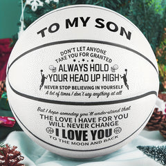 Engraved Training Basketball with Pump