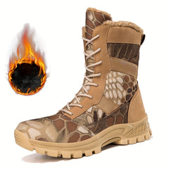 Men's Camo Hiking Shoes High Top Breathable Non Slip