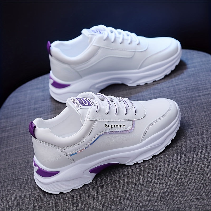 Women's Letter Soft Sole Running Shoes Athletic Sneakers