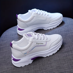 Women's Letter Soft Sole Running Shoes Athletic Sneakers