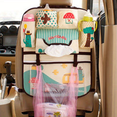 Car Seat Back Hanging Storage Bag Cartoon Design