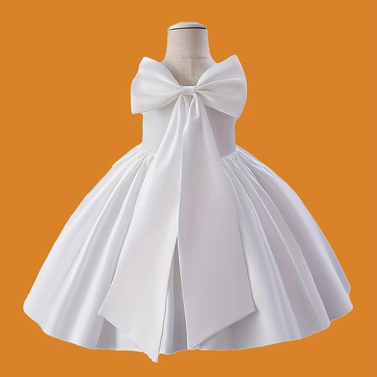 Butterfly Bow Evening Dress for Little Princesses