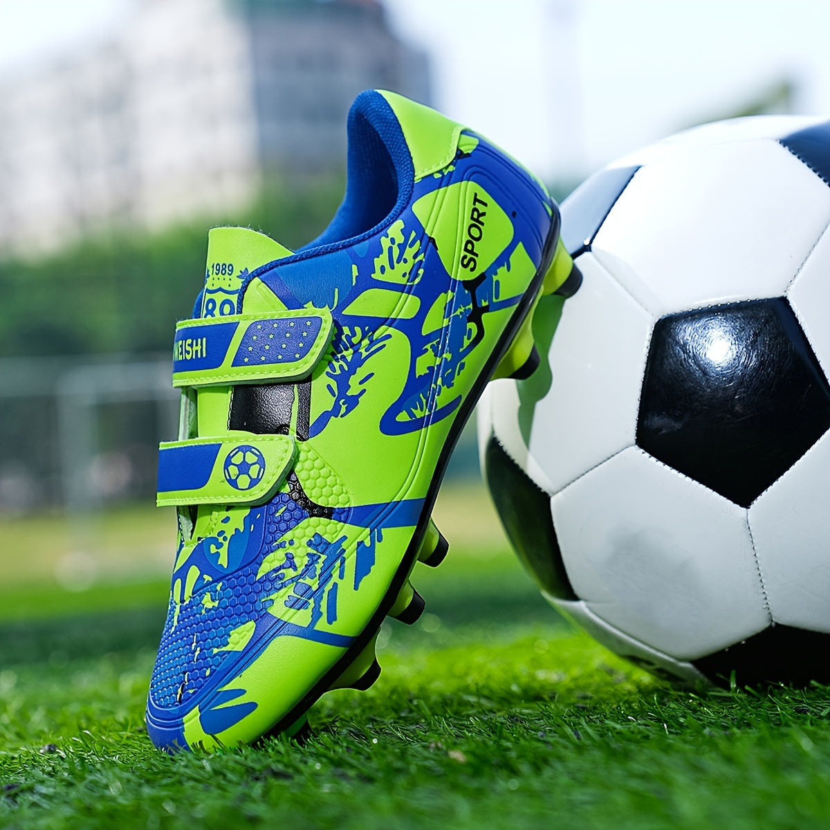 Boys' Non-Slip Football Cleat Spikes Outdoor Soccer Shoes