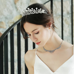 Crystal Crown Princess Tiaras Wedding Hair Accessories