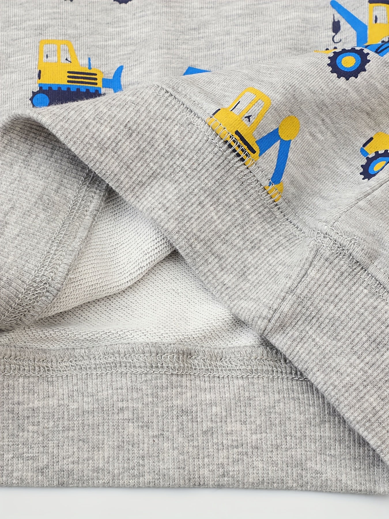Kids Cartoon Truck Digger Sweatshirt