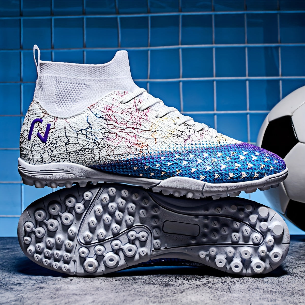 Pro Soccer Shoes Firm Ground Breathable Football Shoe