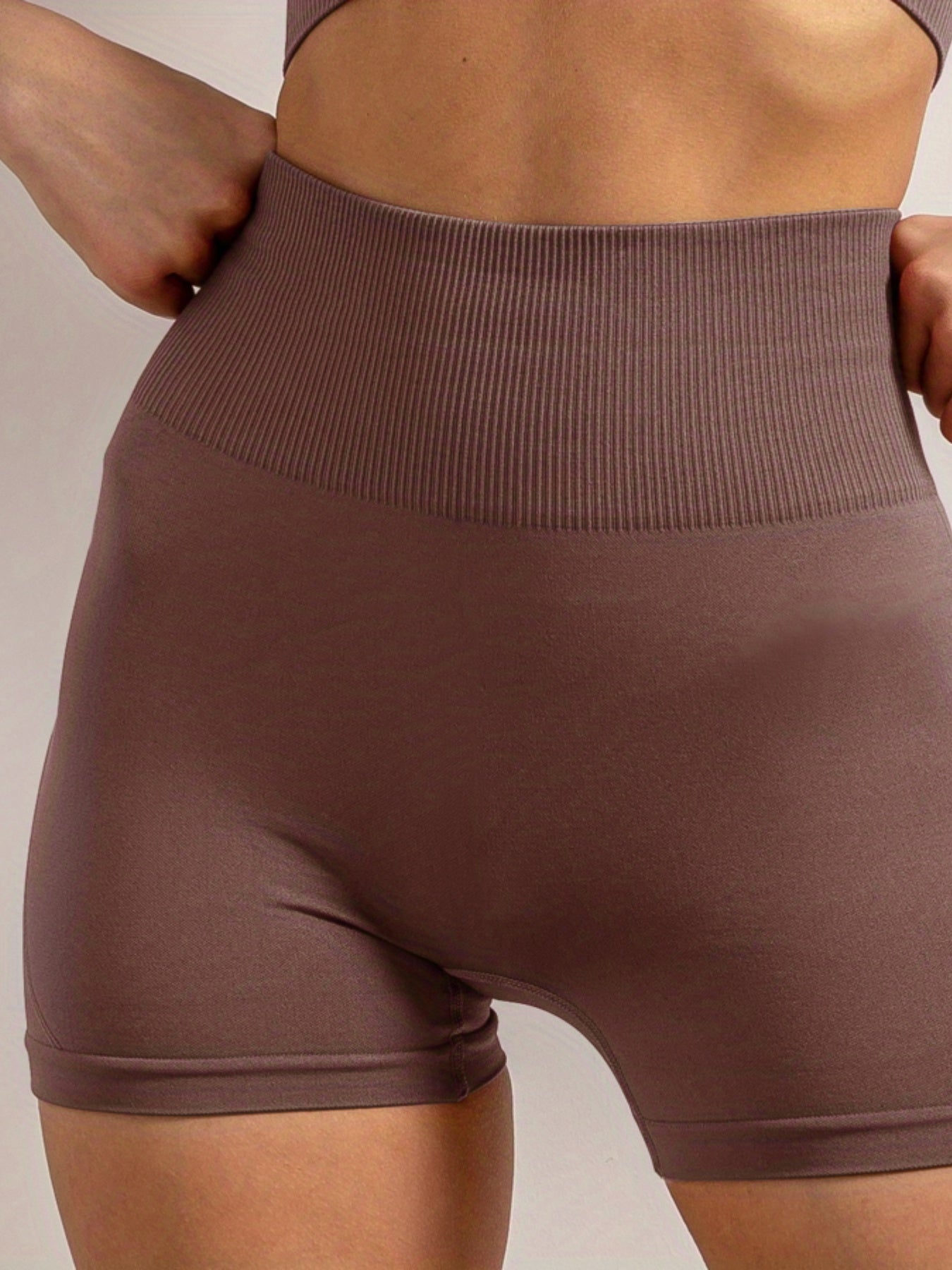 Seamless Sports Shorts High Waist Butt Lifting Biker Shorts Women's Activewear