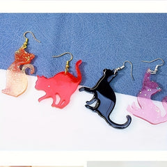 53pcs Crystal Dropping Gel Resin Earrings Pendant Silicone Mold Set