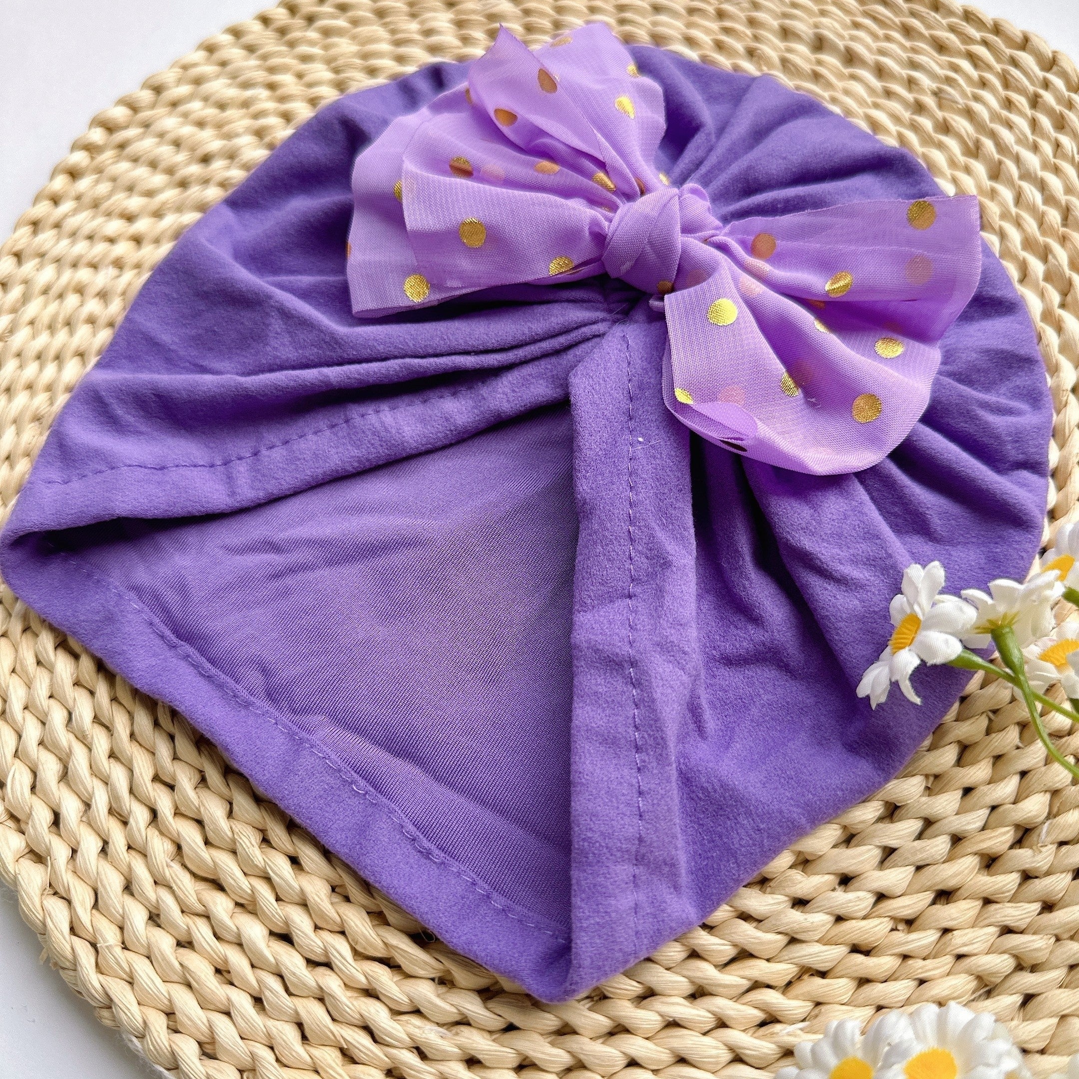 Soft Baby Bowtie Headband for Newborns