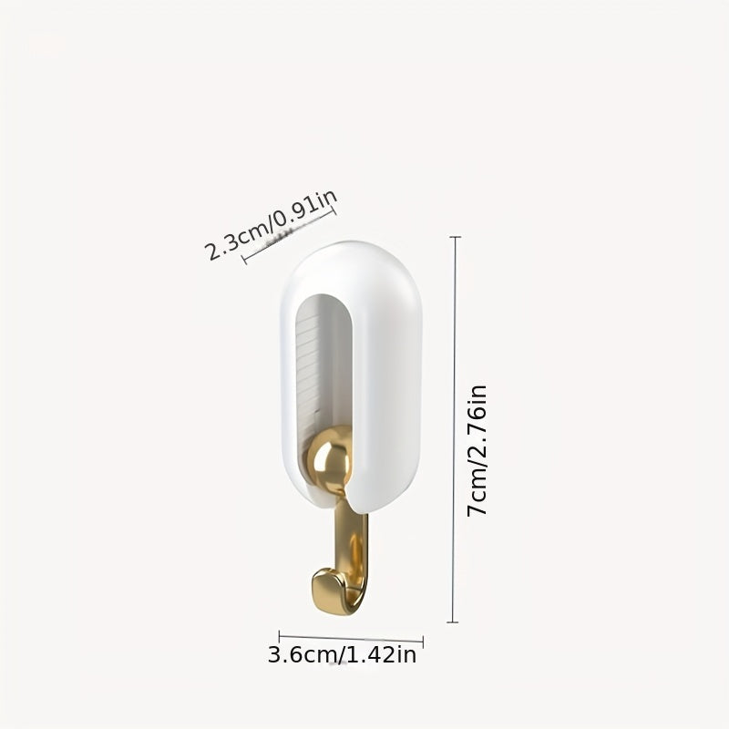 4pcs Wall Mount Towel Hooks