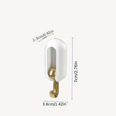 4pcs Wall Mount Towel Hooks