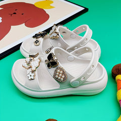 Girls' Breathable Open Toe Sandals Lightweight Comfort Anti-Slip Beach Summer