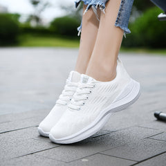 Women's Ultralight Mesh Running Shoes Lace-up Comfort Outdoor Walking Shoes
