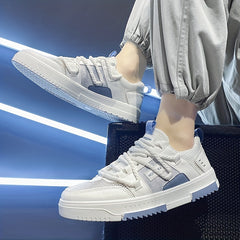 Men's Lace-up Patchwork Sneakers