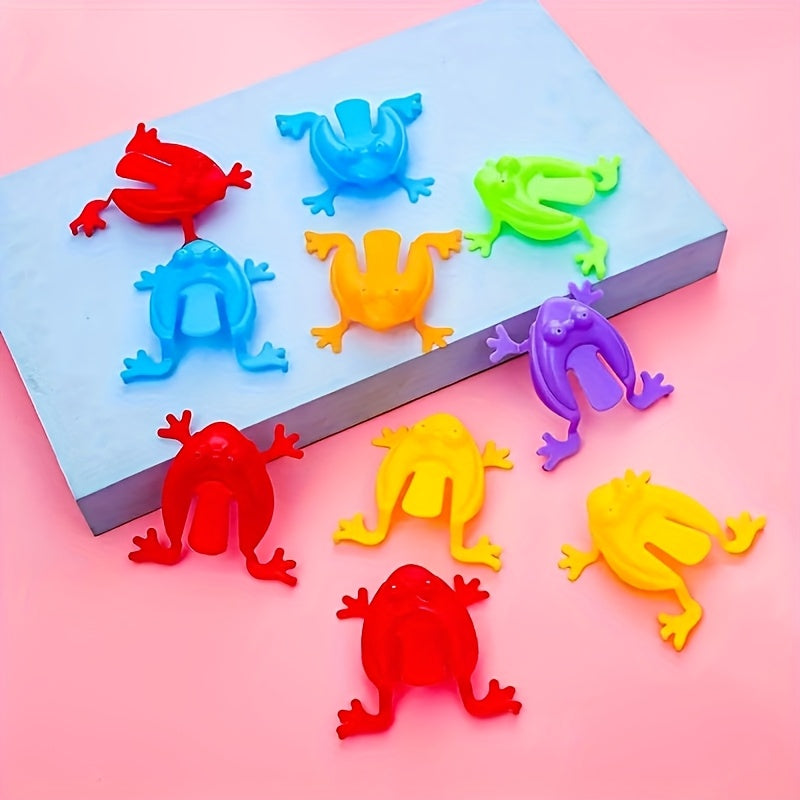 Jumping Frog Bouncy Toy, Various Colors, Party Favors, Holiday Accessories