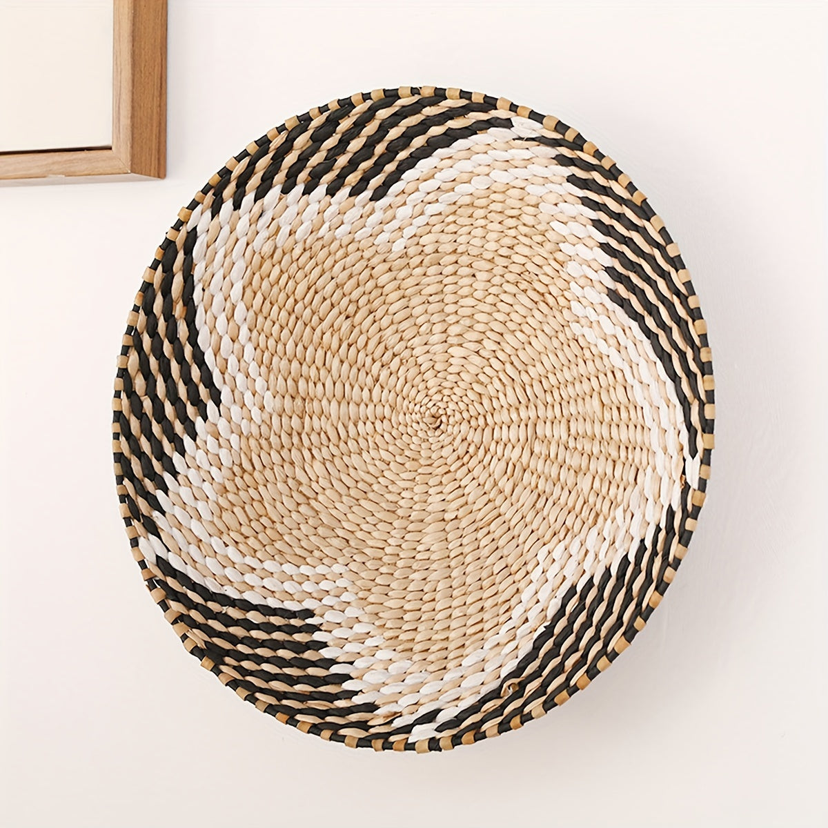 Dandelion Straw Rope Woven Storage Basket Vegetable Basket