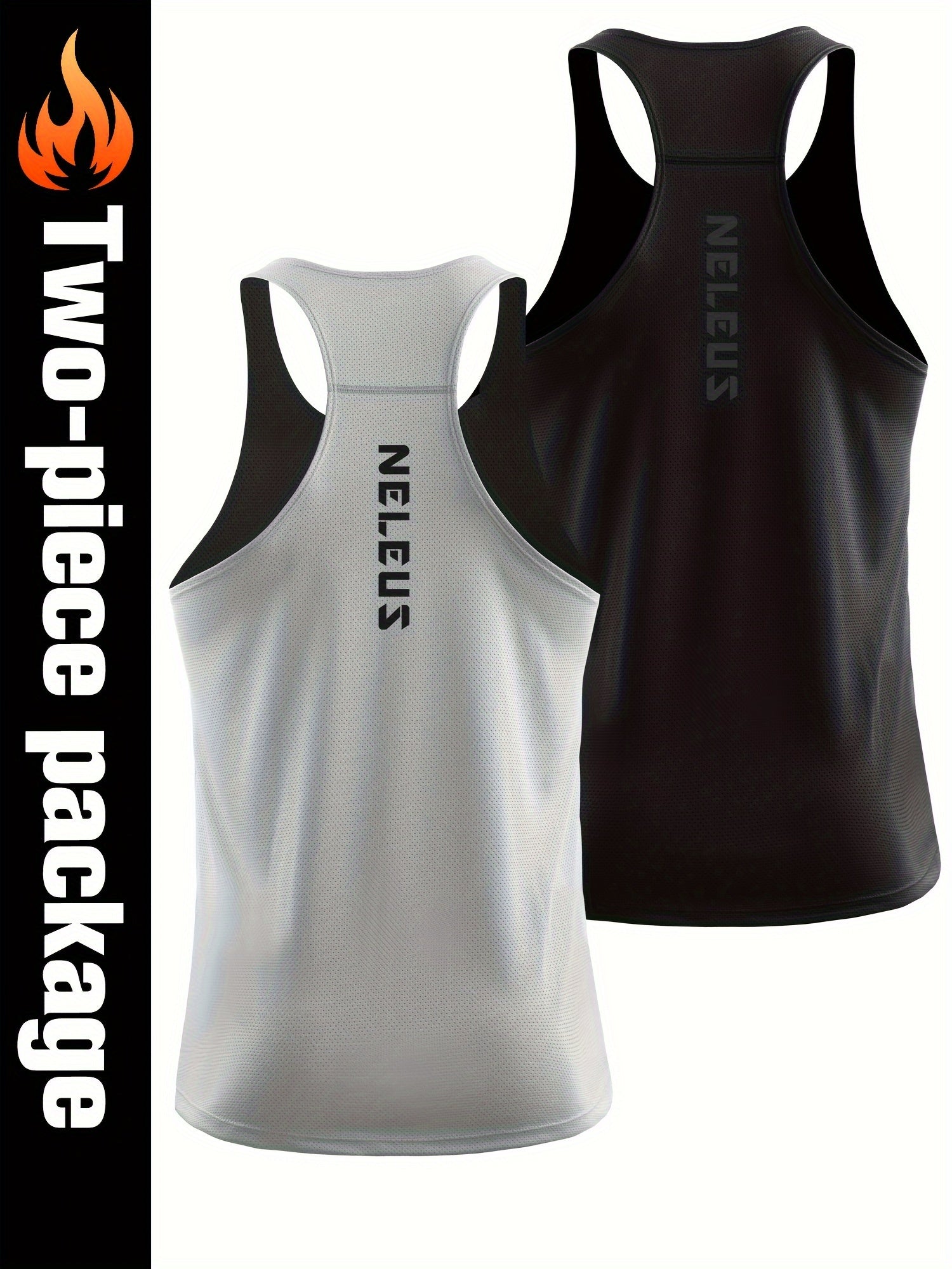 Men's Quick Dry Tank Top Breathable Sleeveless Shirt