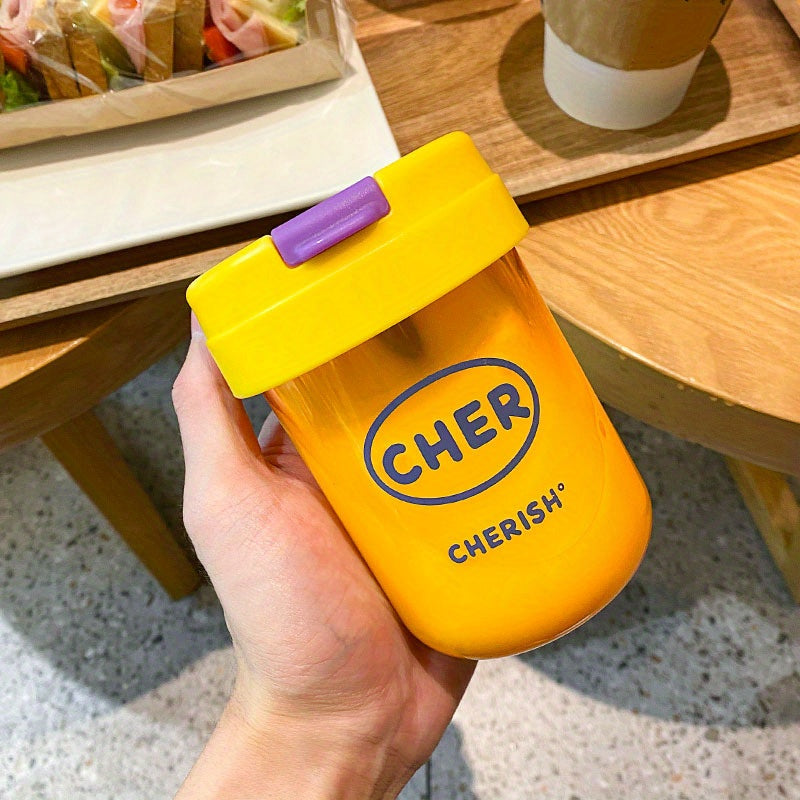 300ml Kids Sports Water Bottle with Straw - Outdoor-Friendly