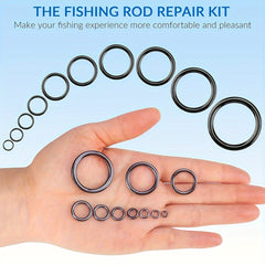GAJING 40pcs Fishing Pole Guide Rings For Trolling Fishing