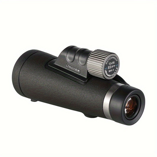 12x56 Monocular HD with Tripod & Phone Adapter for Wildlife Bird Watching Hiking