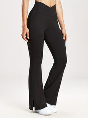 High Waist Flare Leg Pants for Women