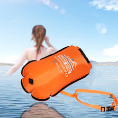 20L Dry Bag Swimming Buoy High Dual Airbag Safety Buoy for Outdoor Water Sports