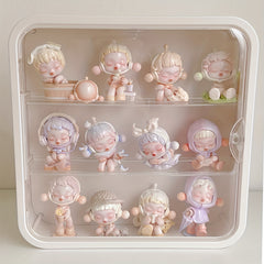 Blind Box Figures Display Case Wall Mounted Shelf Dust Proof Showcase