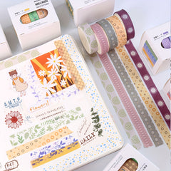5pcs Journal Tape Decoration Sticker Tape