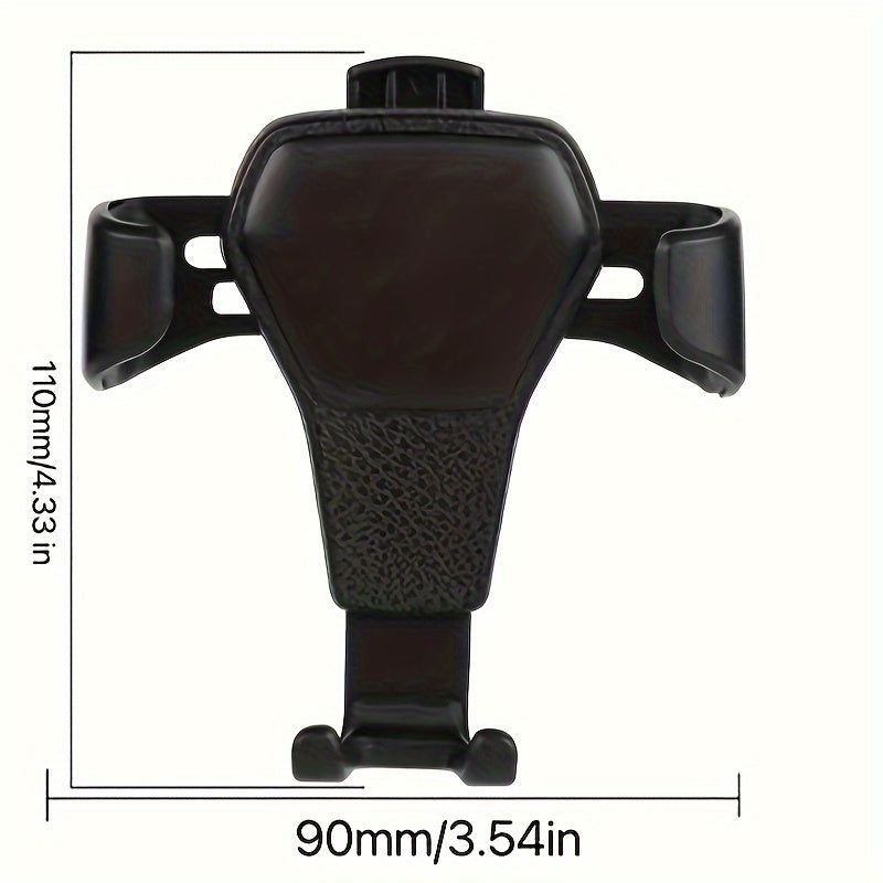 Car Leather Patterned Phone Holder Auto Navigation Air Outlet Multifunctional