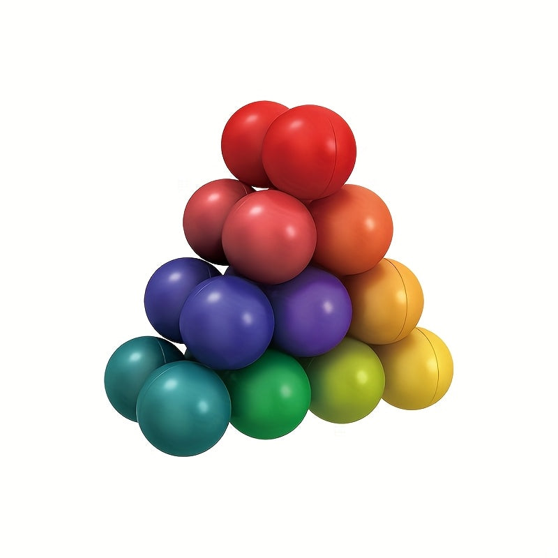 40pcs Sensory Fidget Toys 3D Rotating Puzzle Ball Magic Cube Colorful