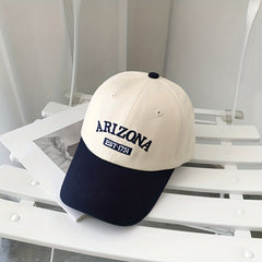 Unisex Sunshade Breathable Baseball Cap Adjustable Letter Embroidery