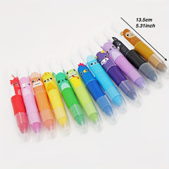 12pcs Jumbo Crayons 12 Colors Twistable Non Toxic Washable Silky Large Crayons