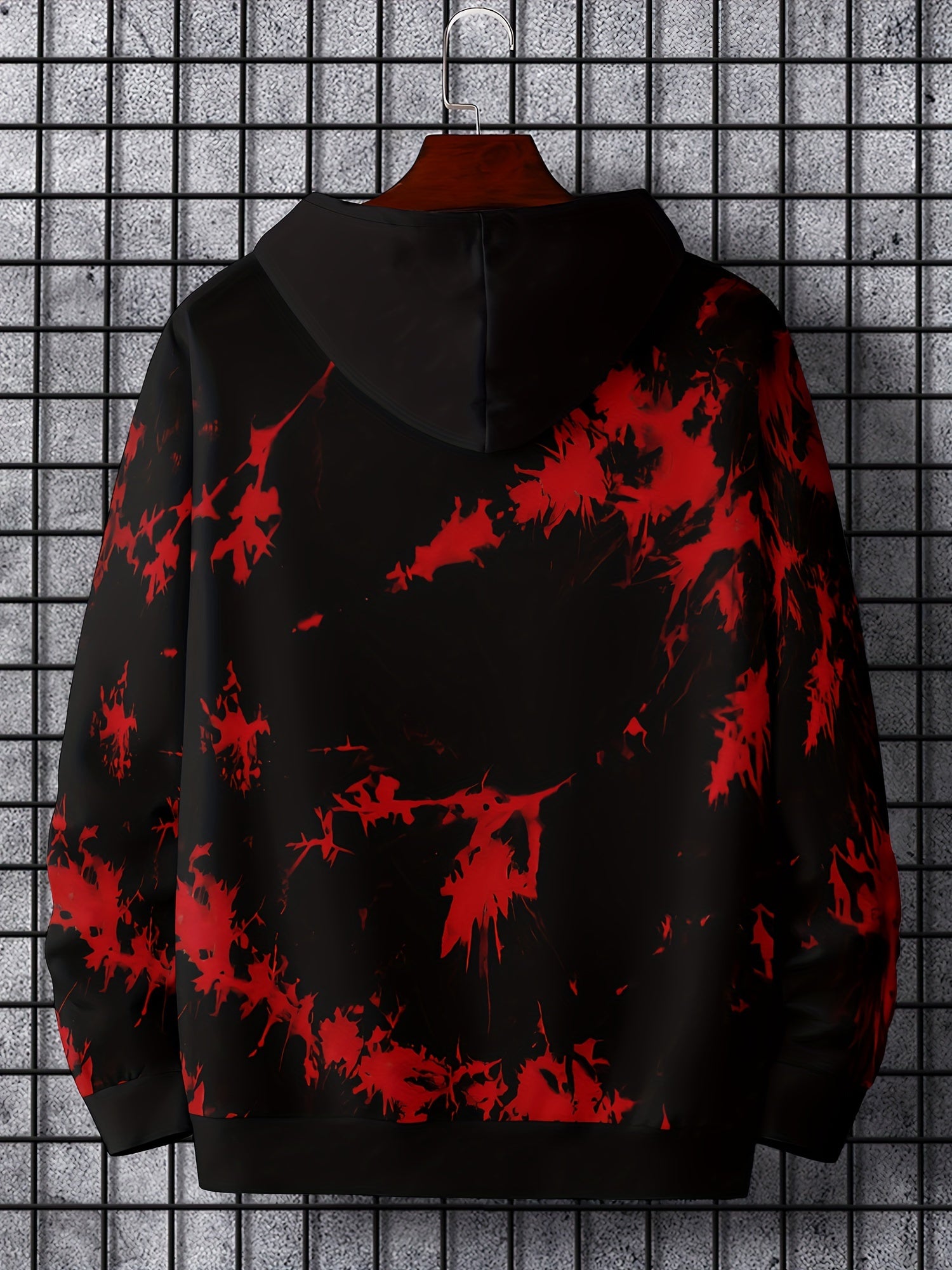 Grimace Print Hoodies For Men Graphic Hoodie With Kangaroo Pocket