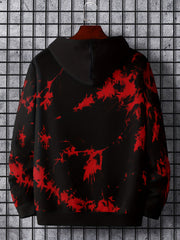 Grimace Print Hoodies For Men Graphic Hoodie With Kangaroo Pocket