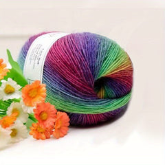 Gradient Wool Yarn Multicolor Rainbow Yarn for Knitting & Crochet