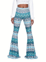 Boho Flare Leg Pants for Women