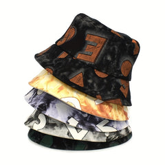 Unisex Bucket Hat Hip Hop Casual Basin Hat Lightweight Sunscreen